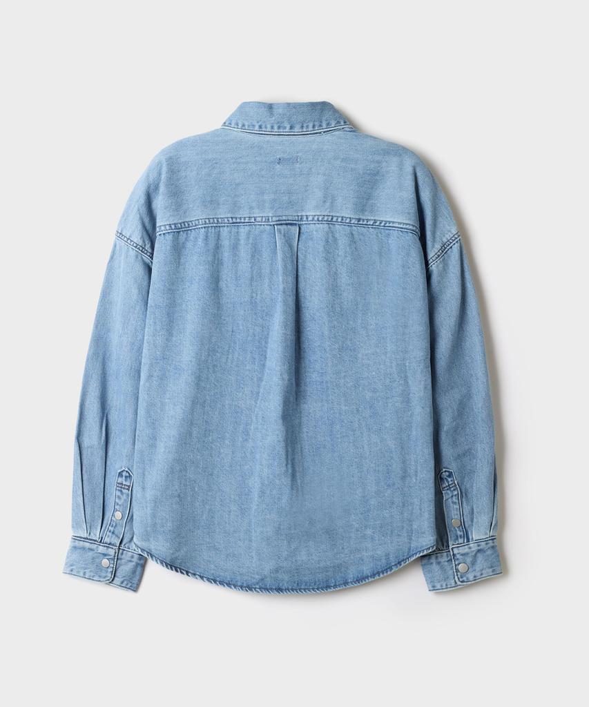 Женская джинсовая куртка-рубашка SPAO_Spjeg49G03