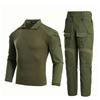 Tactical Camouflage Cycling Jersey Waterproof Scratch-resistant Breathable Outdoor Hiking Training Shirt