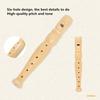 Деревянный блокфлейта сопрано с 6 отверстиями для детского музыкального образования. Отрегулируйте дыхание, чтобы освоить звук.