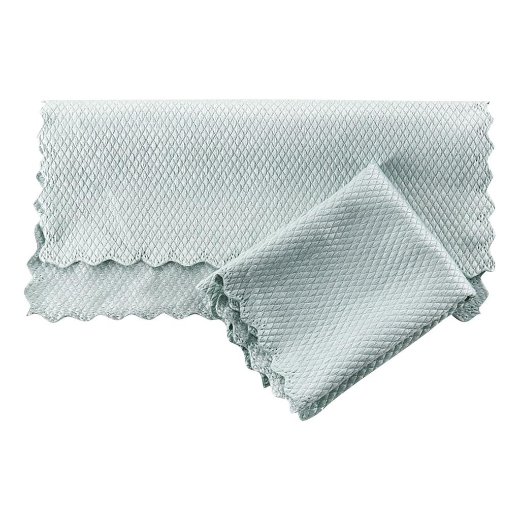 Многофункциональные многоразовые салфетки для ворса, впитывающие рыбью чешую, салфетка для чистки стекла из микрофибры, наночешуйчатая ткань для чистки