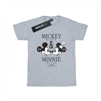 Женская/дамская футболка бойфренда из хлопка с Микки и Минни Маусом Mousecrush Mondays