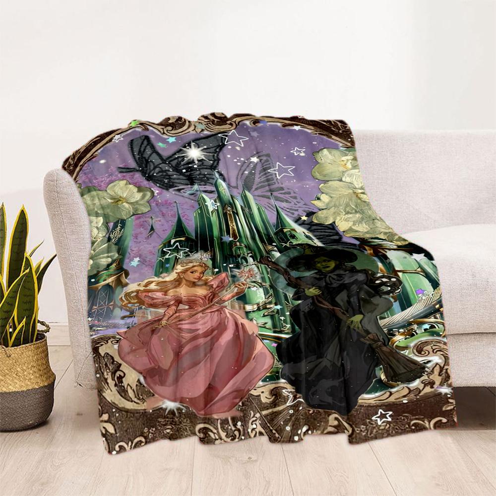 Gothic Style Blanket Ultra-Soft Suitable for Office Bedding Seaside Four Seasons Universal Modern Style Birthday Christmas Gift Blanket