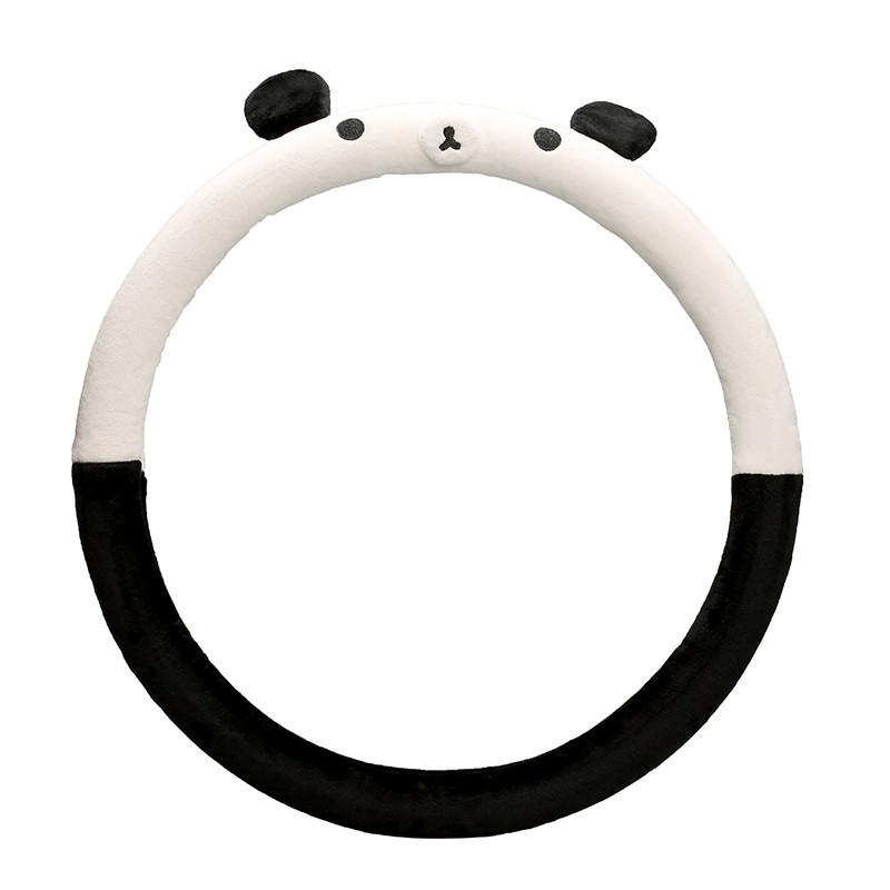 Minnie Mouse Car Steering Wheel Cover Cute Mickey Cartoon Plush Steering Covers Skin-Friendly Creative Car Accessory
