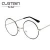 2016 Retro Korean-Style Round Metal Eyeglass Frame with Plain Lenses