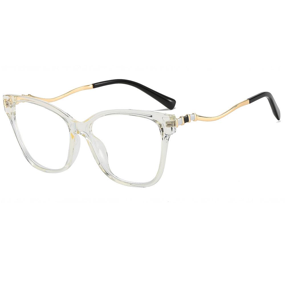 TR90 Frame Fashion Blue Light Blocking Glasses Retro Brand Designer Cat Eye Optical Eyeglasses Women Computer Eyeglasses Girls