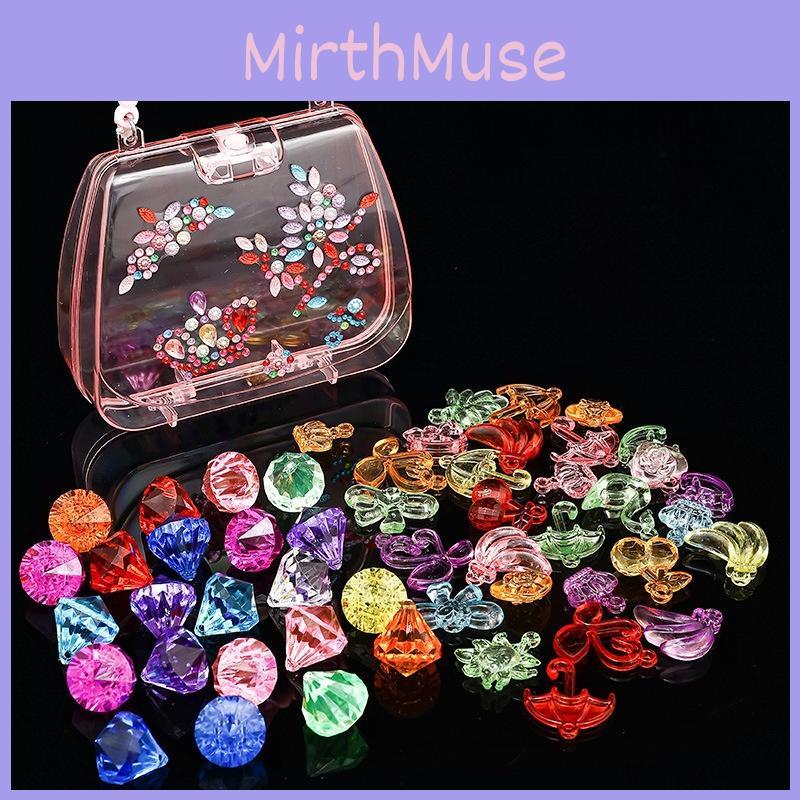 Childrens Gemstone Simulated Acrylic Material Kid Diy Decoration Gift Holiday