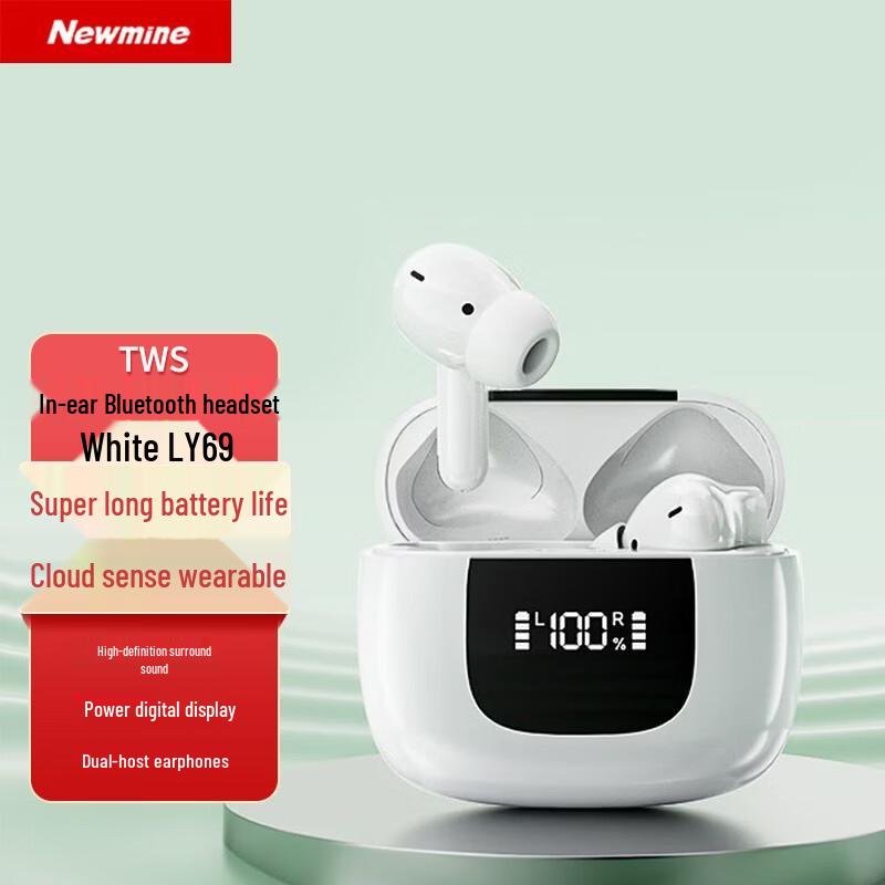Беспроводные Bluetooth-наушники Newmine LY69 TWS Полувнутриканальные