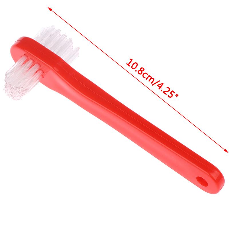 Щетка для чистки зубных протезов Специальная щетка для протезов вставных зубов Зубная щетка для ухода за полостью рта
