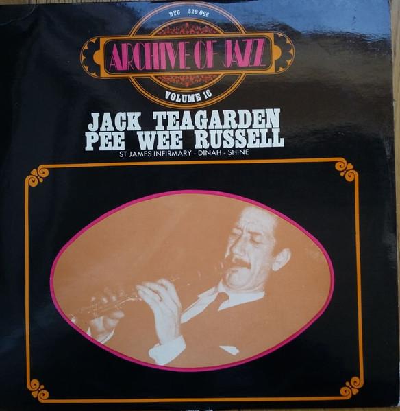 LP Record JACK TEAGARDEN, PEE WEE RUSSELL - Archive Of Jazz Volume 16 - St. Jam 529066 BYG RECORDS France Jazz Used
