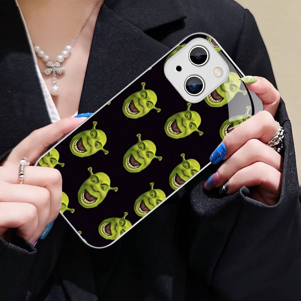 Классический фильм S-Шрек Для IPhone 14 13 12 Mini 11 Pro XS Max X XR 14 Plus Закаленное Стекло Чехол
