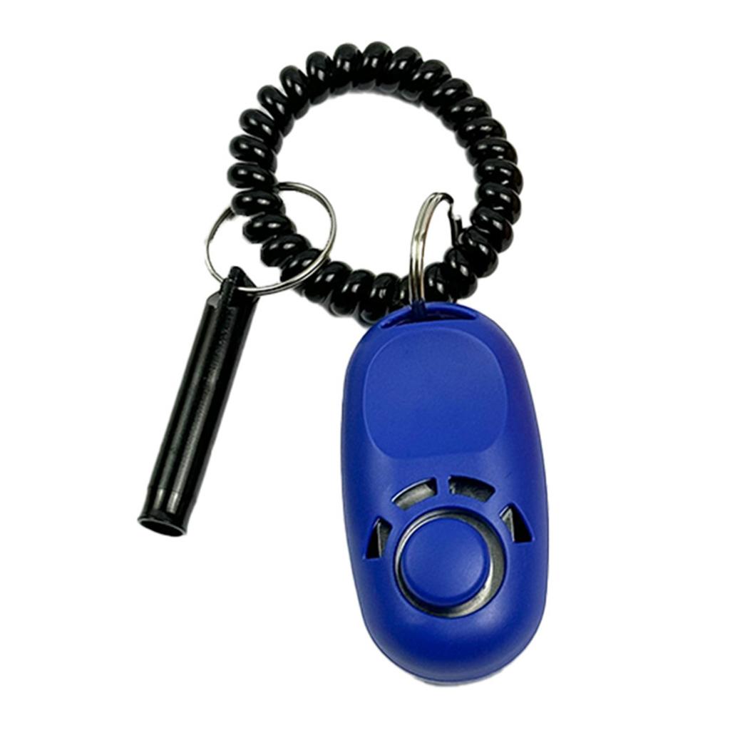 Dog Training Clicker Whistle Combo Lightweight Easy To Use Pet Training Clickers for Cats Birds Horses