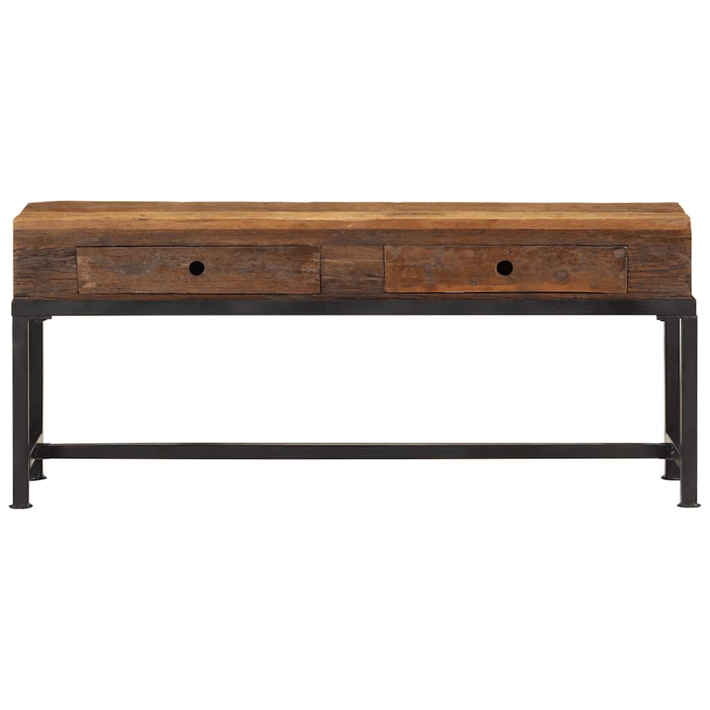 Vidaxl Szafka Pod Telewizor, 110X30X46 Cm, Lite Drewno Z Odzysku
