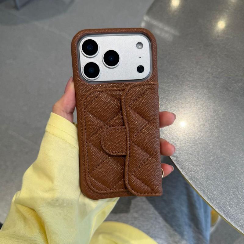 Leather Flip Phone Case With Card Slot Crossbody IPhone 17 16 15 14 13 Pro Max