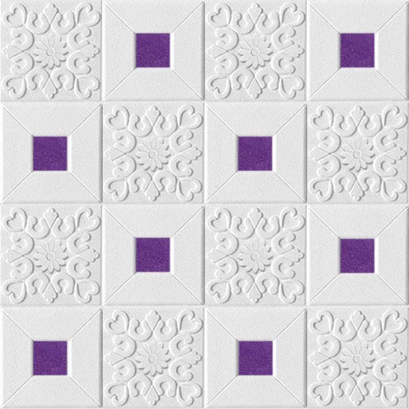 10 шт. Пенопластовые 3D наклейки Самоклеящиеся Потолочные декоративные панели Водонепроницаемые обои Гостиная Спальня Украшение дома