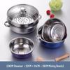 Sisigang 2-Layer Stainless Steel Cookware & Steamer Set