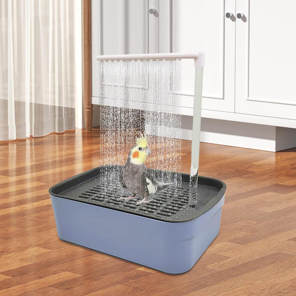 Parrot Automatic Bathtub Bird Bath Circulating Water Shower Parrot Circulation Shower Pet Bird Bathtub Bird Cleaning Bath Tubs