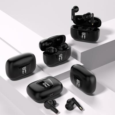 Беспроводные Bluetooth-наушники с ENC-шумоподавлением, LED-индикатором уровня заряда батареи, автоматическим Bluetooth-подключением, быстрой передачей звука, совместимые с, идеально подходящие для бизнеса и работы в сфере доставки