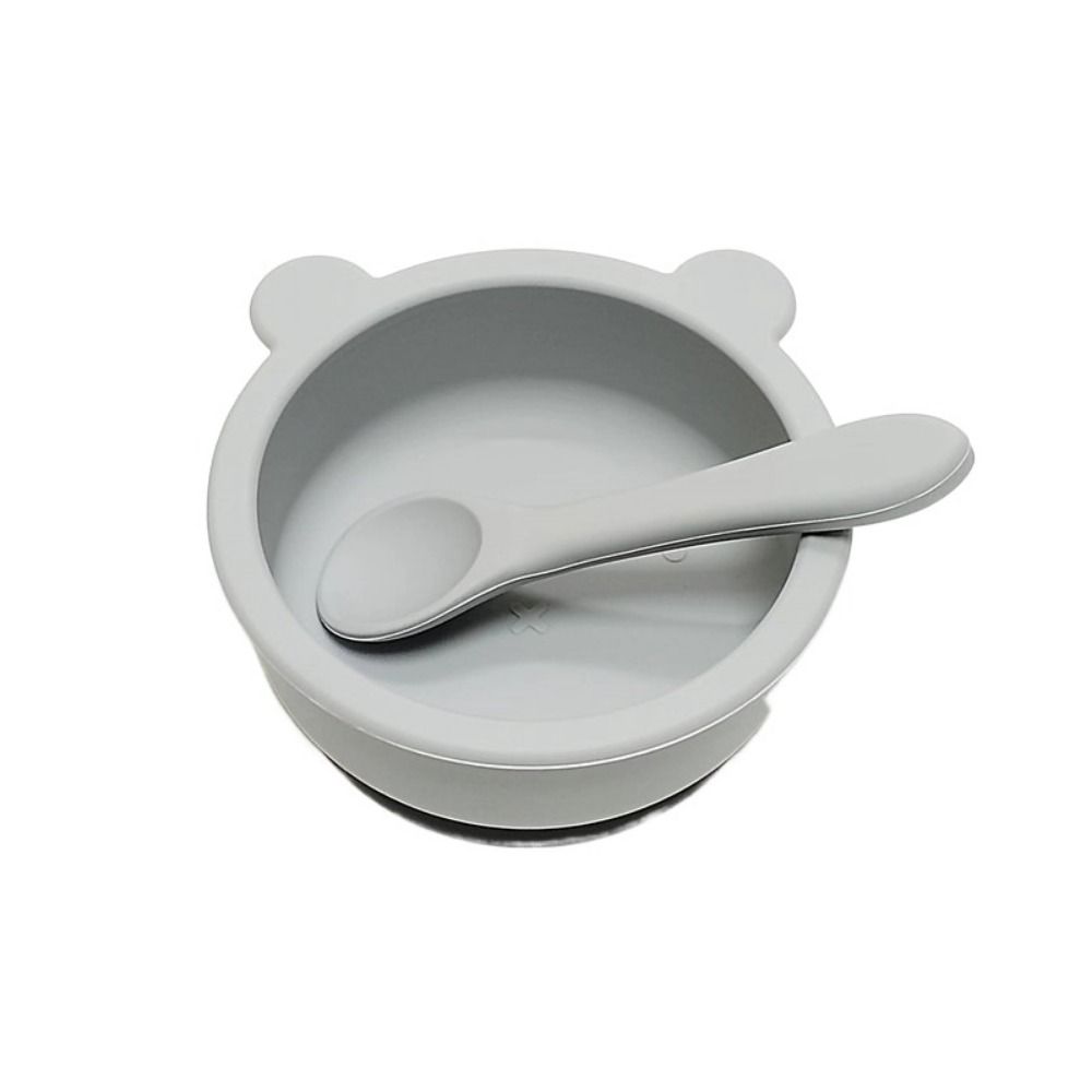 Waterproof Silicone Suction Bowls Flexible Feeding Bowl Set Feeding Tableware Learning To Eat