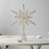 Рождественская елка Top Star 3D Iron Tree Topper Star Decoration со светодиодными огнями