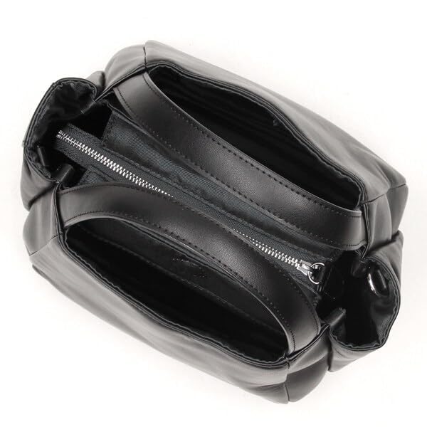 Итальянская Овечья Круглая Сумка-тоут Серо-бежевый Натуральный Материал Вечерняя Сумка Сумка через плечо [Isaac] 2-way