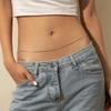Street Style Snake Bone Metal Waist Chain: Fashionable, Sexy Single Layer Body Accessory