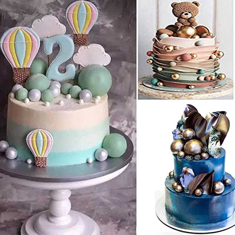 3D Pearl Fondant Mold Half Ball Chocolate Silicone Mold Semi Sphere Cake Decoration Tool Kitchen Baking Accessories Cupcake