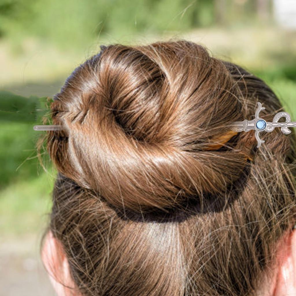 Snake Hair Stick Metal Hairpin Antique Hair Pin Traditional Hair Decoration Han Costume Buyao Hair Stick Hairstyling Pin