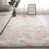 Silky Fluffy Carpet Modern Home Decor Long Plush Shaggy Rug Children 'S Play Mats Sofa Living Bedroom Bedside Mat Balcony Carpets 