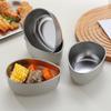 3pcs Easy Clean Steamed Egg Bowl Stainless Steel Steaming Tray Steaming Plate  Kitchen Cooking