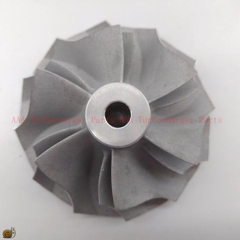 GT2860R Ball Bearing Turbo Compressor Wheel 46.5x60mm Supplier AAA Turbocharger Parts