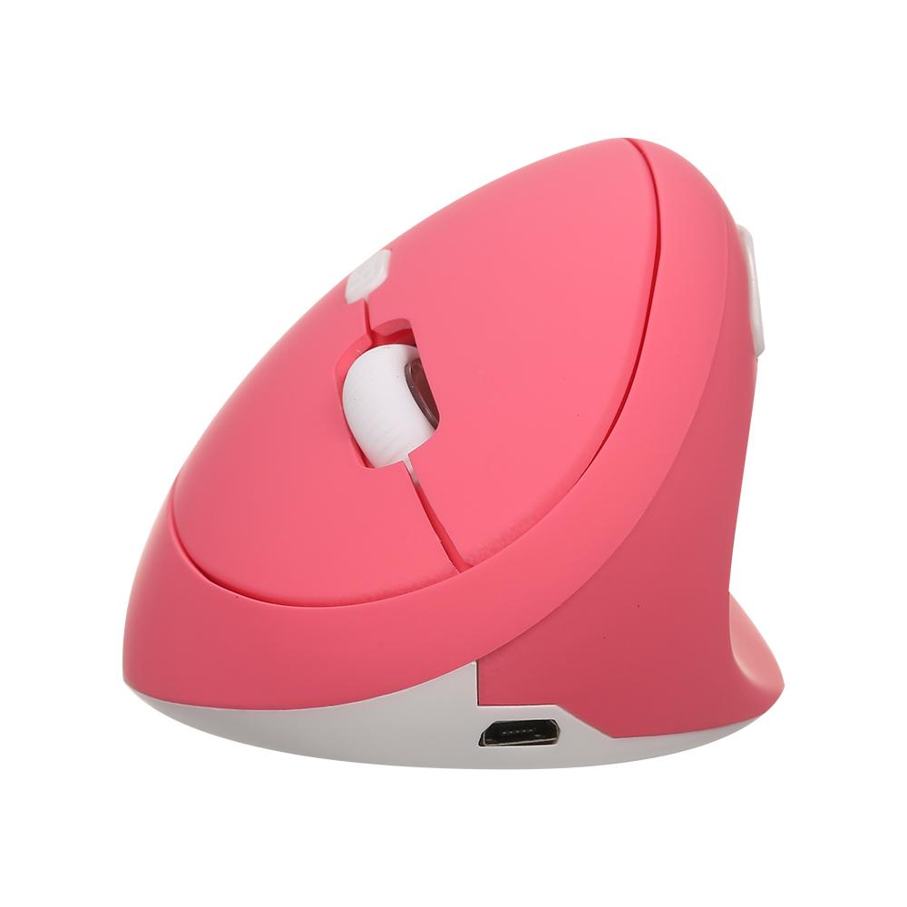 2.4G беспроводной или проводной (необязательный) Оптическая вертикальная мышь, 6 клавиш, эргономичные офисные мыши, встроенная 3-скоростная регулировка разрешения