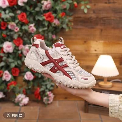 Новые женские летние студенческие спортивные толстая подошва увеличивающая рост повседневные сетчатые дышащие