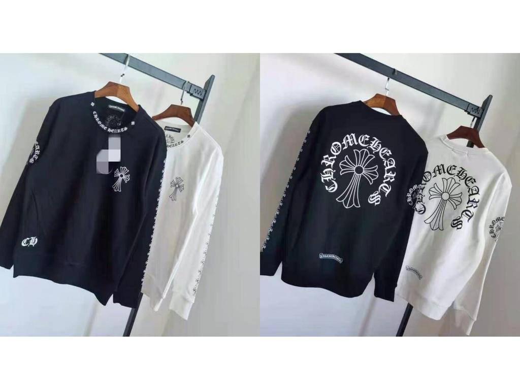 Новая коллекция худи Chrome Hearts с крестом, простые, классические, унисекс, с круглым вырезом