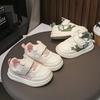 Children's Shoes Baby Toddler Shoes 2025 Autumn New Men's and Women's Sports Shoes Children's Board Shoes Soft-soled White Shoes