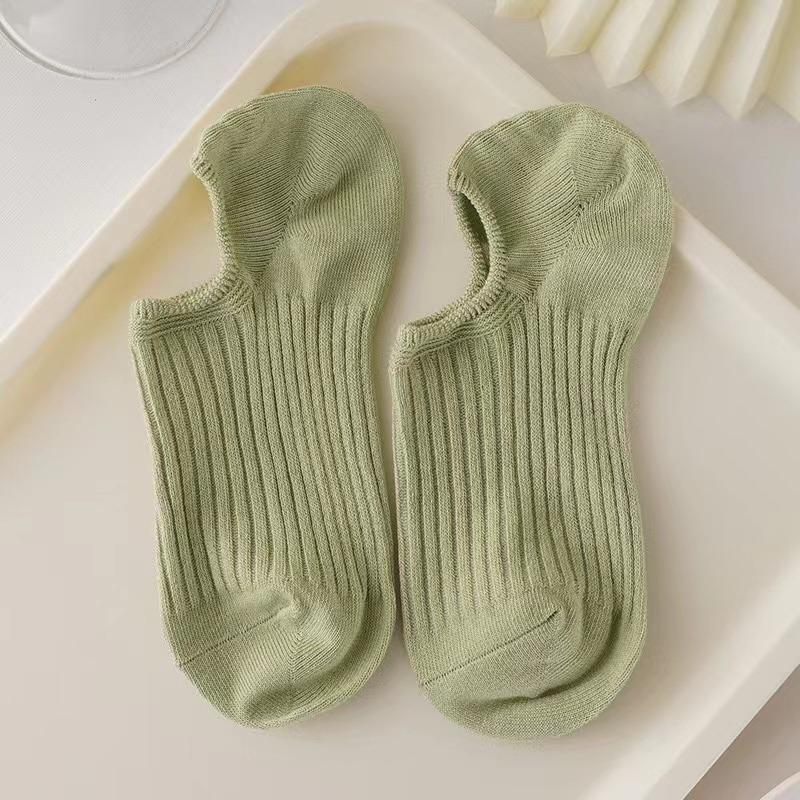 Красочные ребристые короткие носки, удобные и дышащие эластичные носки до щиколотки, женские чулки и чулочно-носочные изделия