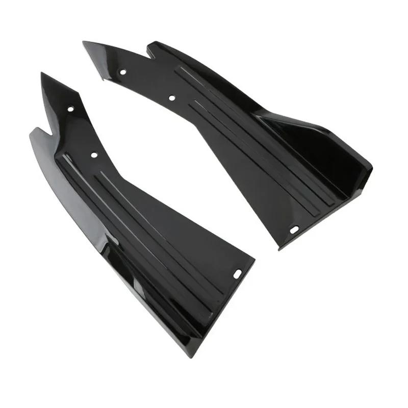 2pcs Rear Bumper Spoiler Lip Splitter Diffuser Anti-Crash Winglet Car Mod For Nissan X-Trail Altima Sentra Rogue Pathfinder