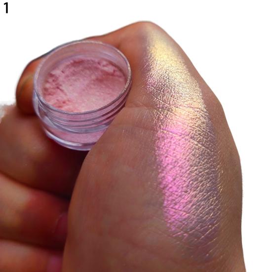 Сияющие тени для век, металлический макияж глаз, портативный безопасный женский порошок для ежедневного использования