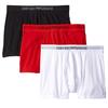 Emporio Armani Мужские трусы-боксеры, 3 штуки, 111611, Красный/Белый/Черный, Маленький [Параллельный импорт]