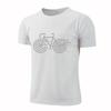 Interesting And Simple Bicycle Printed T-Shirt High Quality Casual Breathable Quick-Drying Men'S Joggingsports Short-Sleeved 4XL