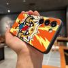 Мультяшный Милый A-Аггретсуко Чехол для Телефона Samsung A56 A36 A26 A16 A15 A25 A35 A55 A14 A34 A24 A54 Черный Мягкий Чехол