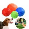 Dog Toy Rubber Ball Bite-resistant Ball Toy for Dogs Puppy Teddy Pitbull Red Color Solid Ball S-XL Pet Supplies