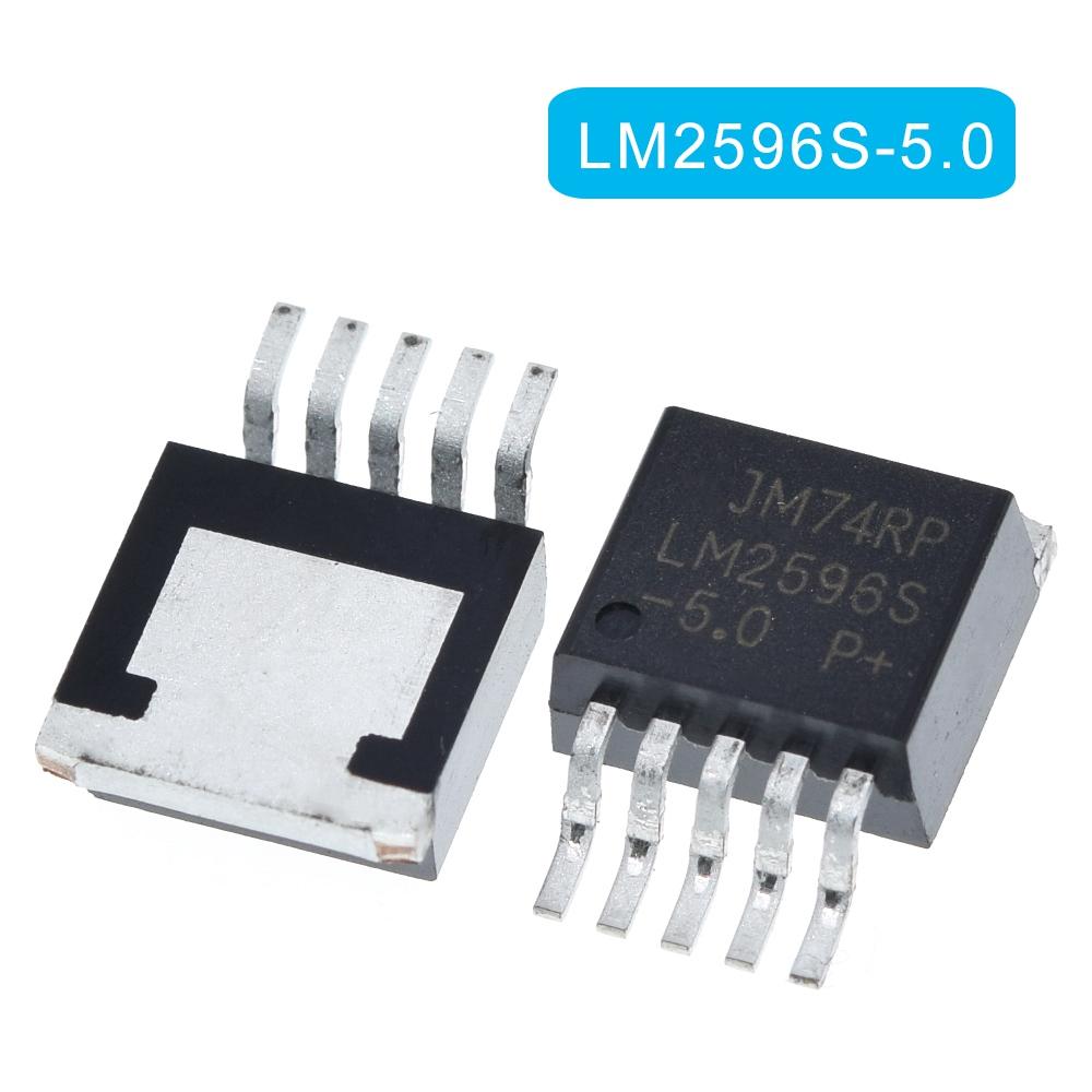 TZT 10/30PCS LM2596S-5.0 LM2596S-ADJ LM2596S LM2596 2596 for Power module