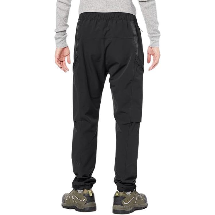 Adidas Knitted Sweatpants Men's Black Moderate Cuffed Pants HN2037