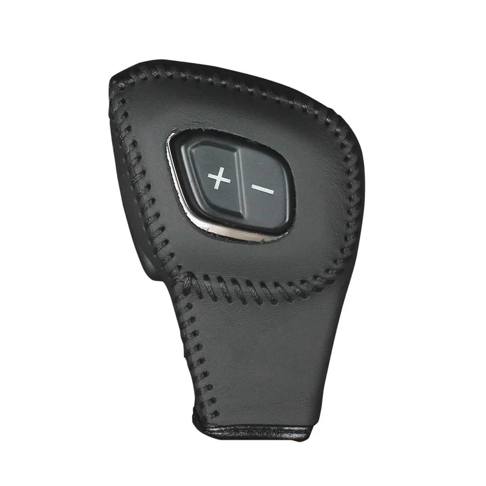 Автомобильная кожаная ручка переключения передач, кожаный чехол для салона автомобиля, наклейка на левый руль, аксессуары для Ford Everest Ranger, обзор 2020 - 2024 гг.