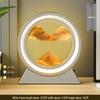 3D Ночник с зыбучим песком: Креативный стеклянный настольный светильник и подарочное украшение