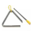 Children Funny Toy With Striker Preschool Percussion Metal Triangle Percussion Musical Instrument