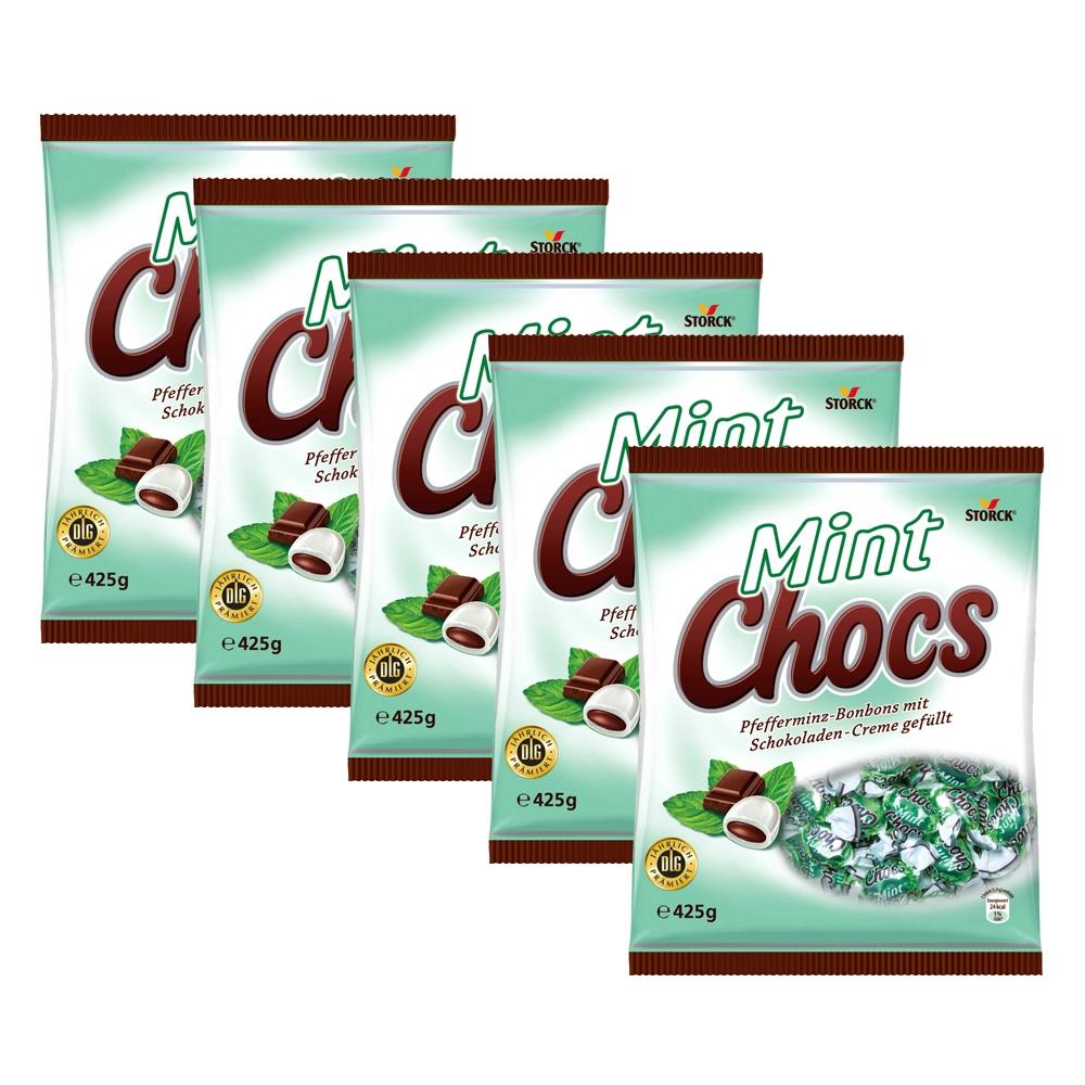 Stock Mint Chocolate Candy 425G X 5-Pack Set