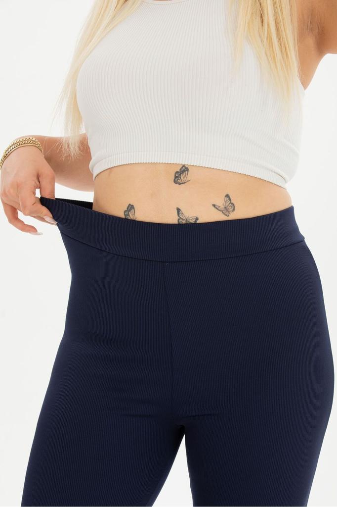 Женские стильные леггинсы больших размеров, испанские леггинсы большого размера в рубчик, брюки