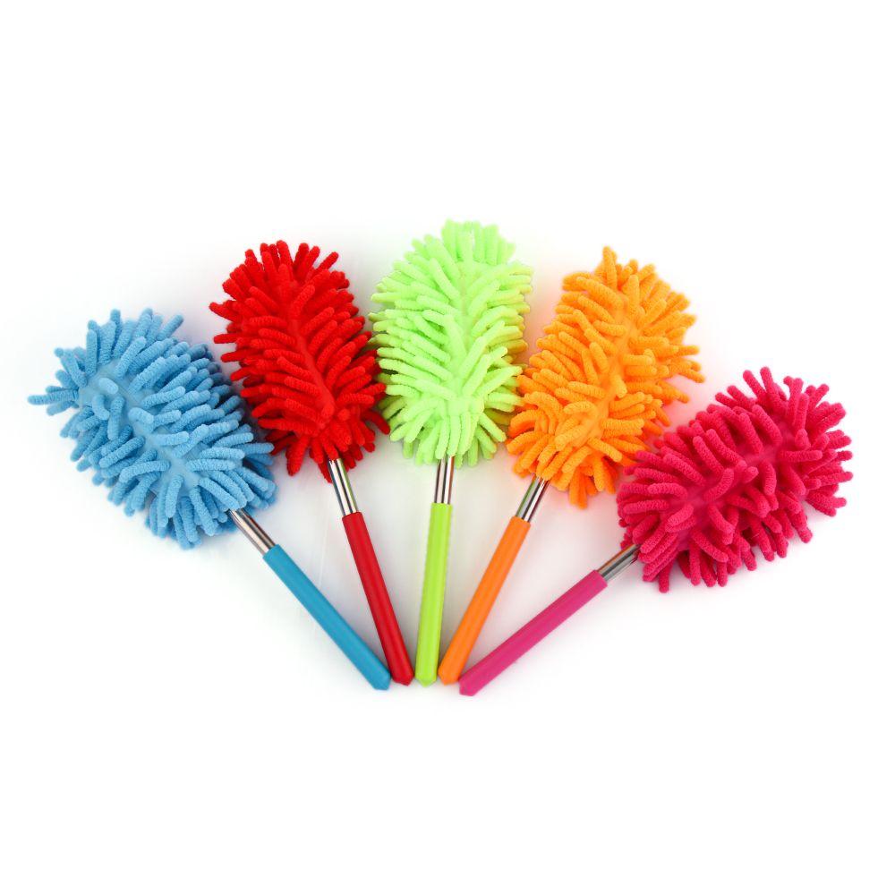 Handle Car Cleaner Extendable Brush Microfiber Feather Duster Microfibre Telescopic Magic Duster