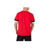 Puma Дышащая спортивная футболка с коротким рукавом контрастного цвета с логотипом, мужские топы, красный 704932-01